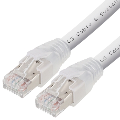 LS전선 CAT.7 S/FTP 랜 케이블 25m, 그레이 LS-PC-SSP7-GY-250
