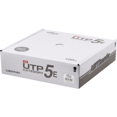 강원전자 넷메이트 CAT.5E UTP 케이블 100m, 연선 그레이 NM-L5710GY