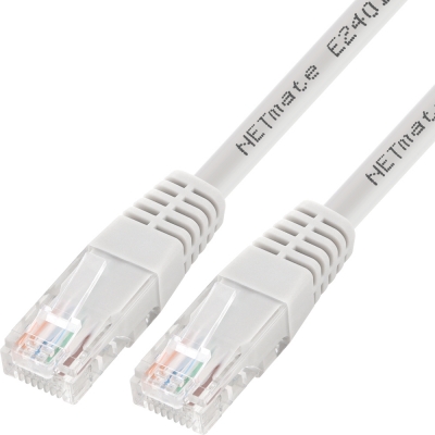 강원전자 넷메이트 CAT.5E UTP 랜 케이블 15m, 그레이 NMC-U5150G