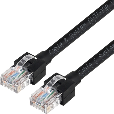LS전선 CAT.5E UTP 옥외용 랜 케이블 10m (블랙) NMX-LS5100XBKZ