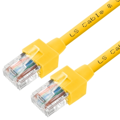 LS전선 CAT.5E UTP 랜 케이블 50m (옐로우) NMX-LS5500Y